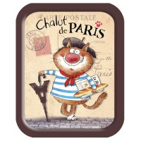 Petit plateau Chat Parisien CHALUT PARIS