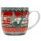 Mug Coq dentelle charme et campagne