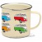 Mug métal émaillé combi Volkswagen Parade Brisa rétro vintage collection