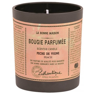 Bougie Parfumée PÊCHE DE VIGNE Lothantique La Bonne Maison