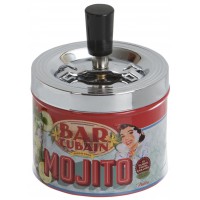 Cendrier poussoir MOJITO Natives déco rétro vintage