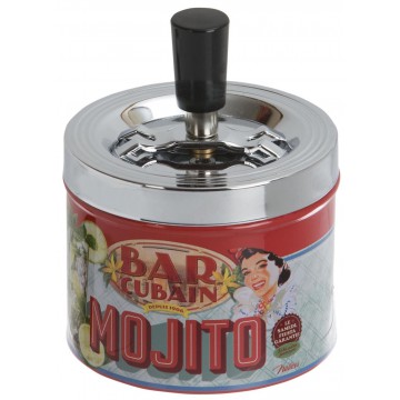 Cendrier poussoir MOJITO Natives déco rétro vintage