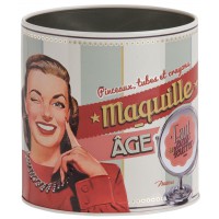 Pot à maquillage MAQUILLE-ÂGE Natives déco rétro vintage humoristique