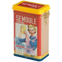 Boîte à SEMOULE Natives déco rétro vintage