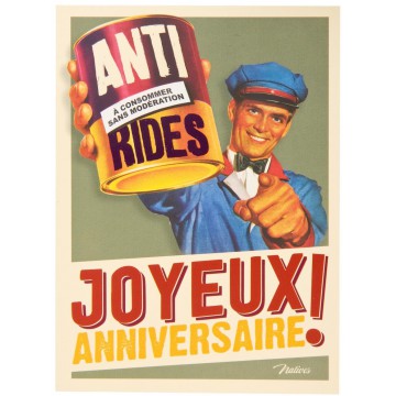 Carte Postale Anniversaire Anti Rides Natives Deco Retro Vintage Humoristique Provence Aromes Tendance Sud Carte Postale Anniversaire Anti Rides Natives Deco Retro Vintage Humoristique Provence Aromes Tendance Sud