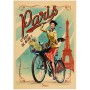 Carte postale PARIS PAULETTE Natives déco rétro vintage humoristique