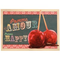 Carte postale POMME D'AMOUR Natives déco rétro vintage humoristique