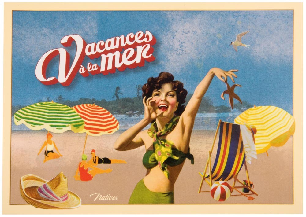 Carte Postale Vacance A La Mer Natives Deco Retro Vintage Humoristique Provence Aromes Tendance Sud Carte Postale Vacance A La Mer Natives Deco Retro Vintage Humoristique Provence Aromes Tendance Sud