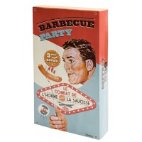 Coffret accessoires BARBECUE PARTY Natives déco rétro vintage