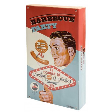 Coffret accessoires BARBECUE PARTY Natives déco rétro vintage