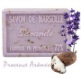 Savon LAVANDE FLEUR au beurre de karité 100 gr Savon de Marseille Pur végétal