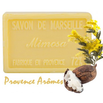 Savon MIMOSA au beurre de karité 100 gr Savon de Marseille Pur végétal