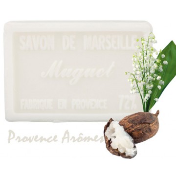 Savon MUGUET au beurre de karité 100 gr Savon de Marseille Pur végétal