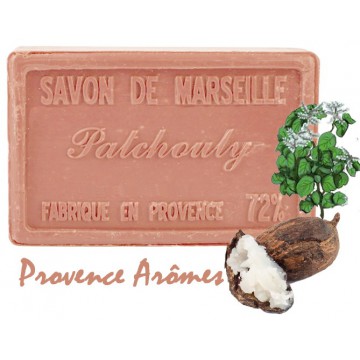 Savon patchouli au beurre de karité 100 gr Savon de Marseille Pur végétal