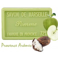 Savon POMME au beurre de karité 100 gr Savon de Marseille Pur végétal