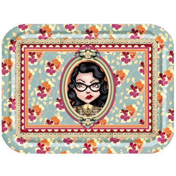 Petit plateau JUDE Lili Pétrol déco rétro vintage design