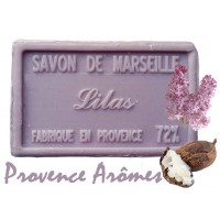 Savon LILAS au beurre de karité 100 gr Savon de Marseille Pur végétal