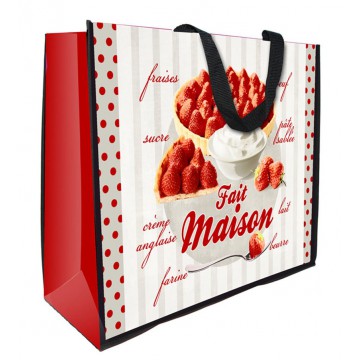 Sac Cabas TARTE AUX FRAISES FAIT MAISON