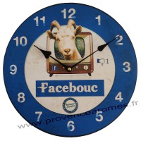 Horloge FACEBOOK déco rétro humoristique