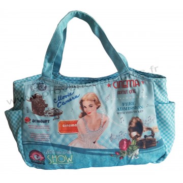 Sac Pin-up Cinéma déco rétro vintage