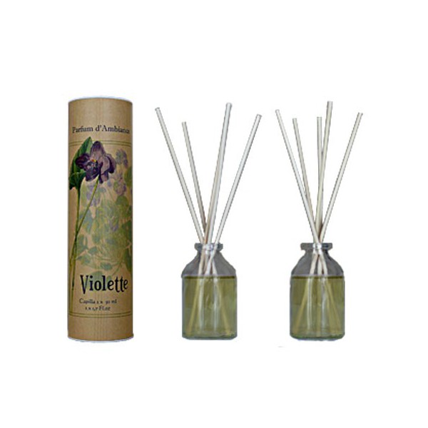 Parfum d'ambiance à bâtons Violette Provence et Nature - Provence