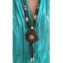 Collier en noix de coco pendentif Fleur Lara Ethnics modèle 4