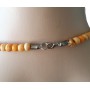 Collier de larmes orange Lara Ethnics