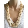 Collier de larmes ivoire Lara Ethnics