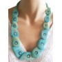 Collier de larmes bleu turquoise Lara Ethnics