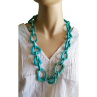 Collier bleu turquoise Lara Ethnics