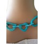 Collier bleu turquoise Lara Ethnics