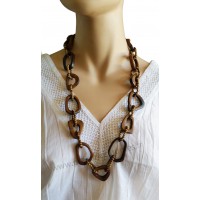 Collier marron Lara Ethnics