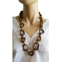 Collier marron Lara Ethnics