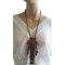 Collier en noix de coco pendentif flocon Lara Ethnics