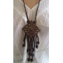 Collier en noix de coco pendentif flocon Lara Ethnics