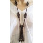 Collier en noix de coco pendentif Lara Ethnics modèle 10