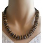 Collier marron brun et caramel Lara Ethnics