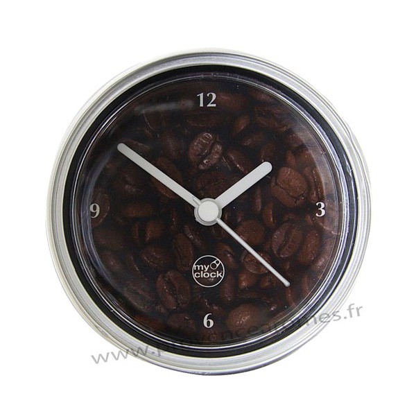 Horloge aimantée CAFÉ COFFEE collection MYCLOCK - Provence Arômes Tendance  sud