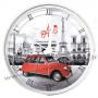 Horloge aimantée PARIS DEUX CHEVAUX 2CV collection MYCLOCK