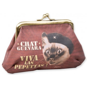 Porte-monnaie CHAT GUÉVARA Natives déco rétro vintage