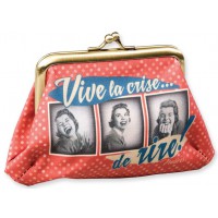 Porte-monnaie CRISE DE RIRE Natives déco rétro vintage