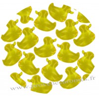 Perle de bain canard jaune citron