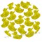 Perle de bain canard jaune citron