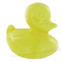 Savon en forme de grand canard jaune