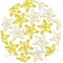 Perle de bain étoile jaune et blanc ananas