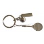 Porte clés raquette balle de tennis porte-clé métal