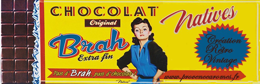 CHOCOLAT BRAH Natives déco rétro vintage