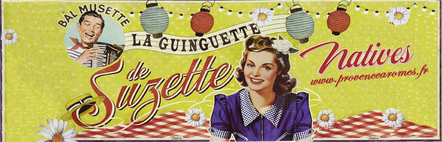 LA GUINGUETTE DE SUZETTE Natives déco rétro vintage