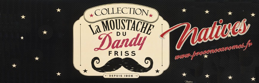 LA MOUSTACHE Natives déco rétro vintage collection 