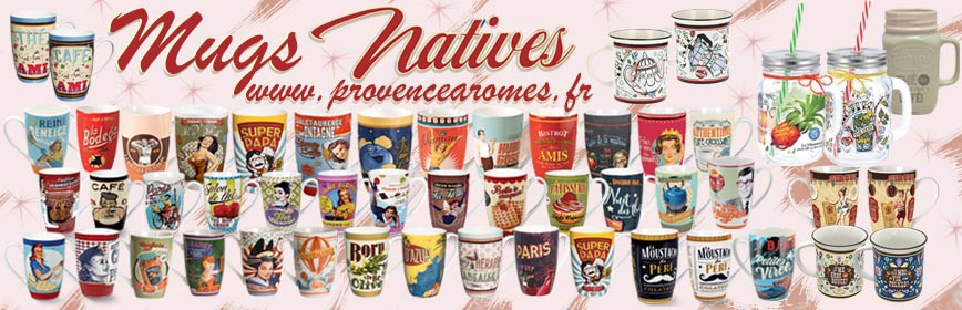 Mug THÉ FORMIDABLE Natives déco rétro vintage - Provence Arômes Tendance sud